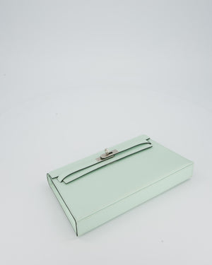 *HOT* Hermès Kelly Elan Bag in Vert Peppermint Epsom Leather with Palladium Hardware