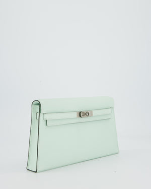 *HOT* Hermès Kelly Elan Bag in Vert Peppermint Epsom Leather with Palladium Hardware