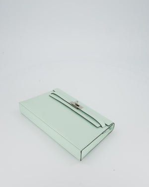 *HOT* Hermès Kelly Elan Bag in Vert Peppermint Epsom Leather with Palladium Hardware