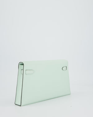 *HOT* Hermès Kelly Elan Bag in Vert Peppermint Epsom Leather with Palladium Hardware