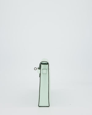 *HOT* Hermès Kelly Elan Bag in Vert Peppermint Epsom Leather with Palladium Hardware