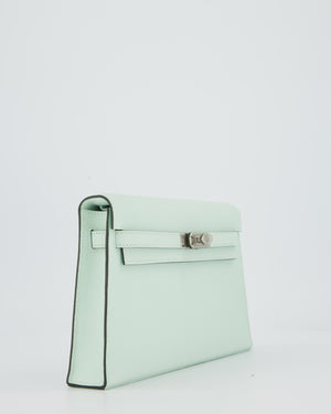 *HOT* Hermès Kelly Elan Bag in Vert Peppermint Epsom Leather with Palladium Hardware
