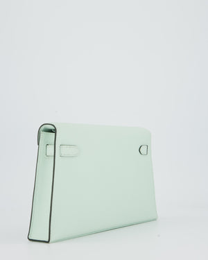 *HOT* Hermès Kelly Elan Bag in Vert Peppermint Epsom Leather with Palladium Hardware