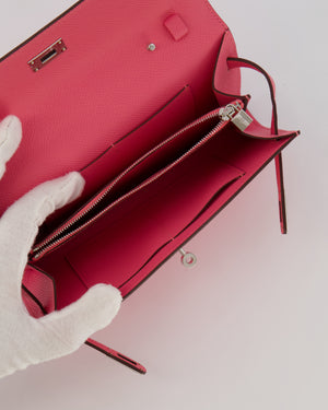 Hermès Kelly To Go Bag in Rose Azalée Epsom Leather with Palladium Hardware
