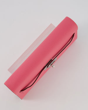 Hermès Kelly To Go Bag in Rose Azalée Epsom Leather with Palladium Hardware