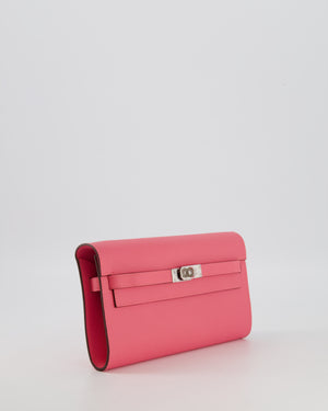 Hermès Kelly To Go Bag in Rose Azalée Epsom Leather with Palladium Hardware
