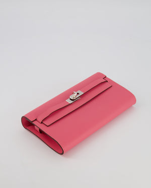 Hermès Kelly To Go Bag in Rose Azalée Epsom Leather with Palladium Hardware