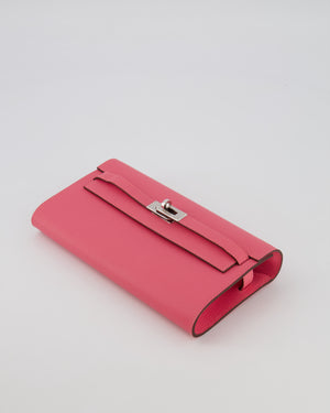 Hermès Kelly To Go Bag in Rose Azalée Epsom Leather with Palladium Hardware