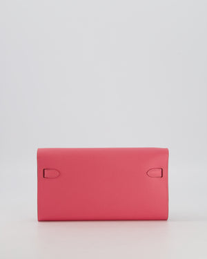 Hermès Kelly To Go Bag in Rose Azalée Epsom Leather with Palladium Hardware