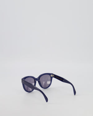 Celine Blue Cat-Eye Audrey Sunglasses