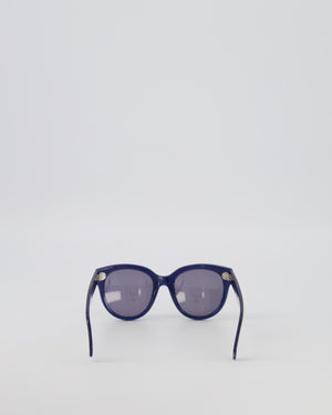 Celine Blue Cat-Eye Audrey Sunglasses