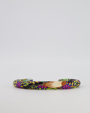 Hermès Multi-Colour Silk Floral Print Headband RRP £445