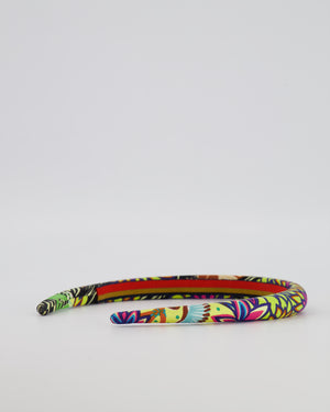 Hermès Multi-Colour Silk Floral Print Headband RRP £445