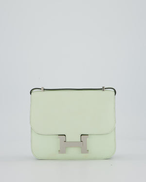 Hermès Mini Constance III Miroir 18 Bag in Vert Fizz Epsom Leather with Palladium Hardware