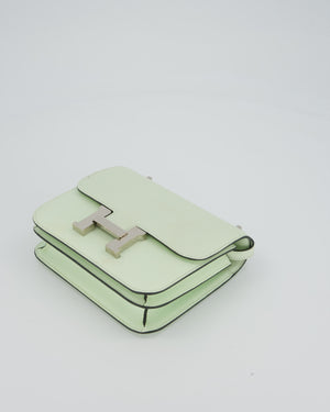 Hermès Mini Constance III Miroir 18 Bag in Vert Fizz Epsom Leather with Palladium Hardware