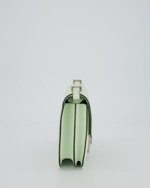 Hermès Mini Constance III Miroir 18 Bag in Vert Fizz Epsom Leather with Palladium Hardware