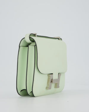 Hermès Mini Constance III Miroir 18 Bag in Vert Fizz Epsom Leather with Palladium Hardware
