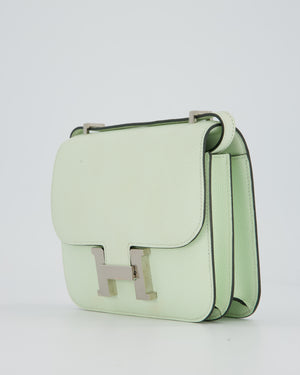 Hermès Mini Constance III Miroir 18 Bag in Vert Fizz Epsom Leather with Palladium Hardware