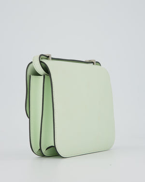 Hermès Mini Constance III Miroir 18 Bag in Vert Fizz Epsom Leather with Palladium Hardware