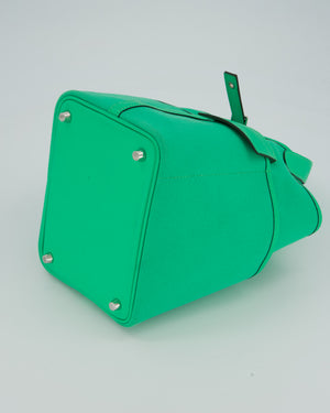 Hermès Picotin 18 Cargo Bag In Vert Comics in Swift Leather and Toile Goeland With Palladium Hardware