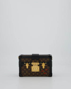 Louis Vuitton Brown Monogram Petite Malle Bag in Canvas With Gold Hardware
