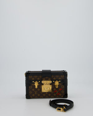 Louis Vuitton Brown Monogram Petite Malle Bag in Canvas With Gold Hardware
