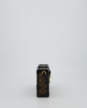 Louis Vuitton Brown Monogram Petite Malle Bag in Canvas With Gold Hardware