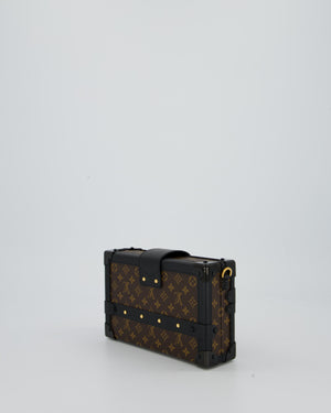 Louis Vuitton Brown Monogram Petite Malle Bag in Canvas With Gold Hardware