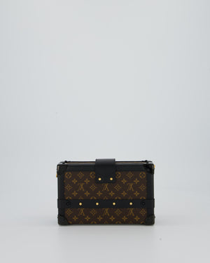 Louis Vuitton Brown Monogram Petite Malle Bag in Canvas With Gold Hardware