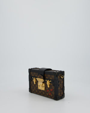 Louis Vuitton Brown Monogram Petite Malle Bag in Canvas With Gold Hardware