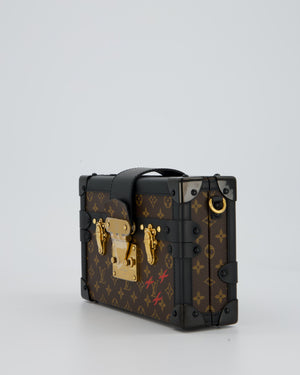 Louis Vuitton Brown Monogram Petite Malle Bag in Canvas With Gold Hardware
