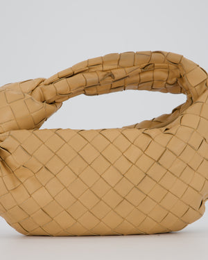 Bottega Veneta Beige Mini Jodie Bag in Intrecciatto Lambskin Leather RRP £2,220