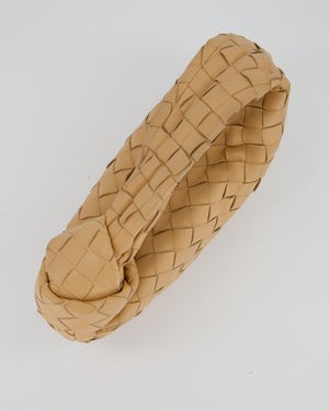 Bottega Veneta Beige Mini Jodie Bag in Intrecciatto Lambskin Leather RRP £2,220