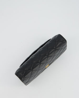 Chanel Black Wallet on Chain Bag in Caviar Leather with Gold Hardware