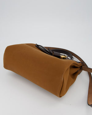 Hermès Herbag Zip 31 Bag in Alezan and Bleu Outremer Canvas, Ebene Vache Hunter Leather with Gold Hardware