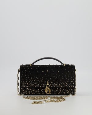 Christian Dior Black Crystal Embellished My Dior Mini Bag with Gold Hardware RRP £3,500