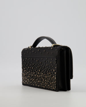 Christian Dior Black Crystal Embellished My Dior Mini Bag with Gold Hardware RRP £3,500