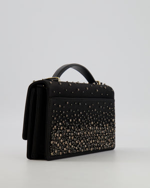 Christian Dior Black Crystal Embellished My Dior Mini Bag with Gold Hardware RRP £3,500