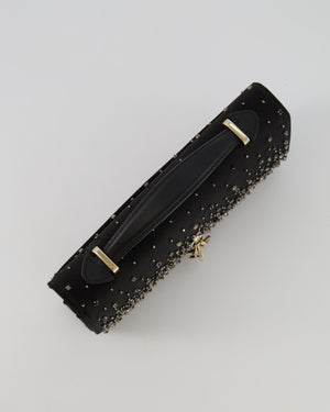 Christian Dior Black Crystal Embellished My Dior Mini Bag with Gold Hardware RRP £3,500
