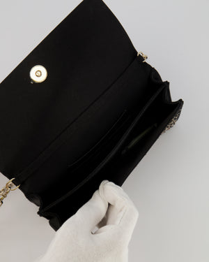 Christian Dior Black Crystal Embellished My Dior Mini Bag with Gold Hardware RRP £3,500