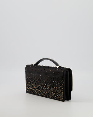 Christian Dior Black Crystal Embellished My Dior Mini Bag with Gold Hardware RRP £3,500