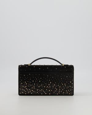 Christian Dior Black Crystal Embellished My Dior Mini Bag with Gold Hardware RRP £3,500