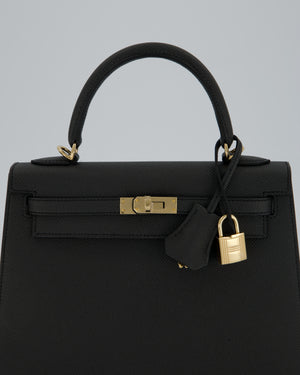 Hermès Kelly 25 Sellier Bag in Plomb Epsom Leather with Permabrass Hardware