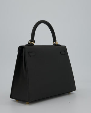 Hermès Kelly 25 Sellier Bag in Plomb Epsom Leather with Permabrass Hardware