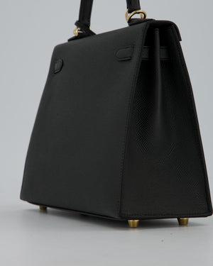 Hermès Kelly 25 Sellier Bag in Plomb Epsom Leather with Permabrass Hardware
