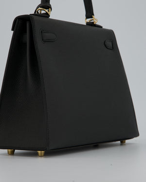 Hermès Kelly 25 Sellier Bag in Plomb Epsom Leather with Permabrass Hardware