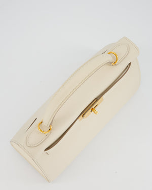 Hermès Kelly 28 Sellier Bag in Craie Epsom Leather with Gold Hardware