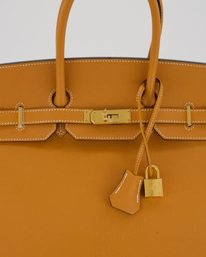 Hermès Birkin 35cm Bag in Toffee Epsom Leather and Gold Hardware