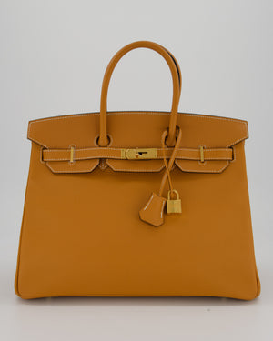 Hermès Birkin 35cm Bag in Toffee Epsom Leather and Gold Hardware