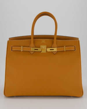 Hermès Birkin 35cm Bag in Toffee Epsom Leather and Gold Hardware